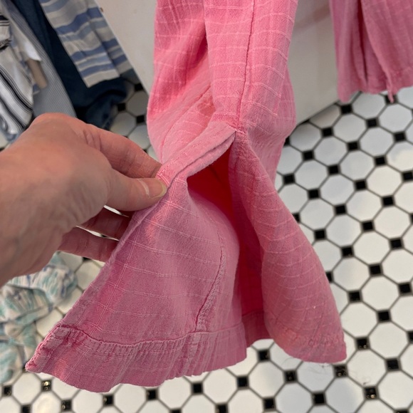 NWT Free People Pink Women Jeans Overalls - Picture 5 of 10